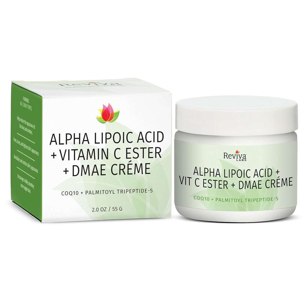 Reviva Labs Alpha Lipoic Acid Vitamin C Ester og DMAE Cream -- 2 oz