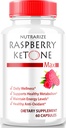 Raspberry keton kapsler, Officiel Raspberry keton til vægttab, All- Natural Keto Formel til at låse din krop og fitness mål, RaspberryKetone 1200MG tillæg, Anmeldelser (60 Kapsler)