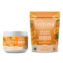 Ultima Replenisher Electrolyte Powder Drink Bundle - Sugar Free - Orange, 30 Serving Canister og 20 Stickpacks - 6 Electrolytes and Minerals - Keto Friendly, Vegan, Non- GMO