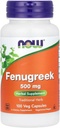 Foods Now FOENUGREEK 500MG, 100 CT