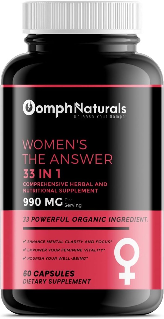 The Answer for Women, Organic Powerful Health Formula for Women