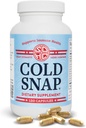 Snap Dynasty Cold Snap - 120ct kapsler, pakke med 1 - Plant baseret omfattende immunforsvar støtte til alle aldre, hurtige kosttilskud til kulde og influenza support, Ingen Kontraindikationer