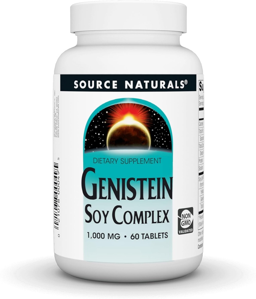 Source Naturals Genistein Soy Complex, 40 mg SoyLife * - 40 mg, 60 tabletter
