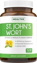 Prikbladet perikum kapsler - Kraftfuld & Potent Saint John 's Wort Extract & Whole Herb Complex Standardiseret til 900mcg Hypericin til Balancing Daily Mood Support - Vegan Non- GMO & Lab Verified (120 Caps)