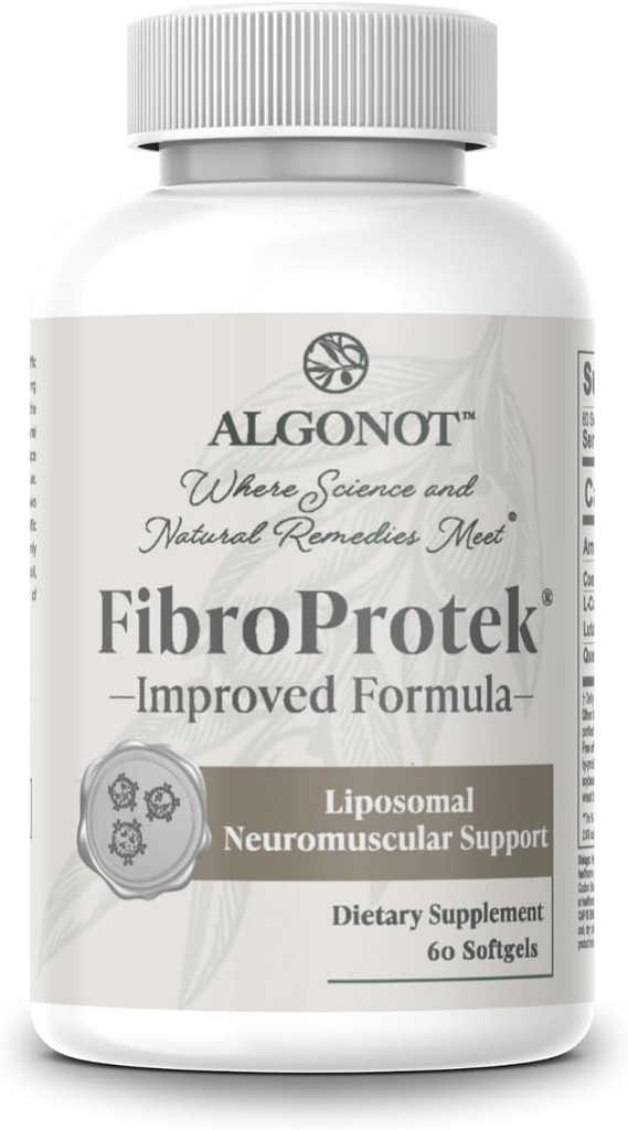 FibroProtek 1 Pack, Physician Recommended - Luteolin & Quercetin Included in an Exclusive Combination of Ingredients Including Olive Pomace Oil
