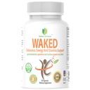 Waked Endurance, Energy and Stamina Support 30 Kapsler Organic Green Coffee Bean Extract, Guarana Seed Extract, Green Tea Leaf Extract, Ashwagandha Root Extract, og Black Pepper Extract som BioPerine