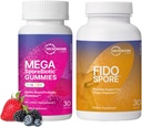 Mikrobiome Labs Kids & Pet Probiotic Bundle - MegaSporeBiotic for Children + FidoSpore Sporebaseret Probiotika til hunde og katte