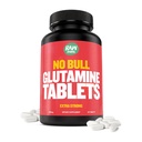 "No Bull" L- Glutamintabletter, Pure L Glutaminpiller, Non GMO, L Glutamintilskud, naturligt Vegansk, Vegetarisk Friendly og Gluten Free, 1000mg