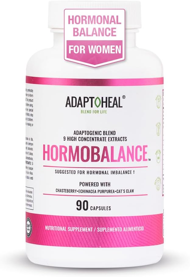 Hormonbalance for kvinder - Menopause & PMS Support - Adaptogens for kvindelige balance & Wellness - 90 Veganske kapsler