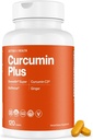 Better Way Health™ Curcumin Plus – Turmeric Curcumin C3® Complex with Boswellin®, BioPerine®, and Ginger – Joint Support & Inflammation Relief Supplement – 120 Caplets