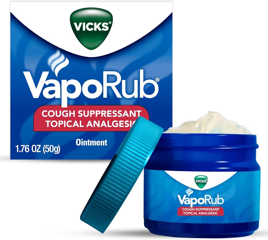 Vicks VapoRub Salve, 1,76 Ounce (pakning med 1 stk.)