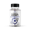 LifeSeasons Clinical Immunity - Elderberry Gummies - Understøtter et sundt immunsystem - 25 Elderbers Per Gummy - Maltodextrinfri - Vitamin C, Vitamin D3, Zink & Elderberry Extract - 75 Gummies