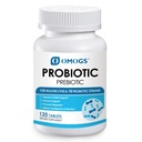 OMOGS Probiotics 120 Billion CFUs 18 Strains,with 3 Organic Prebiotics & Vitamin C,Nutritional Supplement for Women,Men & Kids,Support Metabolism,Immunity and Digestive Health,Non-GMO, 120 Tablets