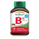 Jamieson Vitamin B12 Methylcobalamin Hurtig opløsning Sublinguale tabletter, 1000 mcg, 100 sublinguale tabletter