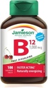 Jamieson Vitamin B12 Methylcobalamin Hurtig opløsning Sublinguale tabletter, 1000 mcg, 100 sublinguale tabletter