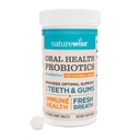NatureWise Oral Probiotika til mund dårlig ånde - Chewable Sugar- Free Mint - Lactobacillus reuteri Chewable - Oral Probiotika til børn og voksne - Non- GMO USA Fremstillet - 50 greve [50- Day Supply]
