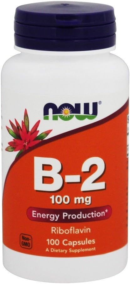 NOW Foods B-2 -- 100 mg - 100 Capsules