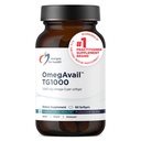 Designs for Health OmegAvail TG1000 - TG (triglycerid) Fish Oil Supplement with EPA / DHA - Meget koncentreret 1000mg Omega-3 Per Softgel - Natural Lemon Flavor + No Fishy Aftersmage (60 Softels)