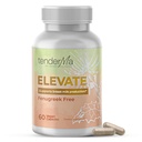 Elevate - Fenugreek- Free Amning Supplement med Økologisk Geder Rue, Lions Mane, Velsignet Thistle & Brewer 's Gær - Vegan, Non- GMO Urtetilskud - 60 kapsler