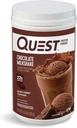 Quest Nutrition Chokolade Milkshake Protein Powder, 22g Protein, 2g Net Carbs, 1g Sugar, Low Carb, Gluten Free, 1.6 Pund, 24 Servere