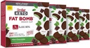 SlimFast Keto Fat Bombe Snack Cup, Mint Chocolate, Keto Snacks for vægttab, Lav Carb med 0g tilsat sukker, 14 Count Box (pakke med 4)