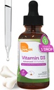 Zahler Liquid Vitamin D3 5000 IE - for voksne Knogler & Immunforsvar - Vitamin D3 Kosttilskud til kvinder og mænd (1 fl oz)