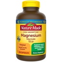 Nature Made Magnesium Glycinate 200 mg per portion, Magnesium supplement til muskel, hjerte, nerve og ben støtte, 180 Magnesium Bisglycinate kapsler, 90 dages forsyning