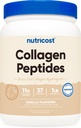 Nutricost Collagen Peptider Powder 1LB (454 G) (Vanilla) - Græs Fed Bovine Collagen Hydrolysat