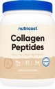 Nutricost Collagen Peptider Powder 1LB (454 G) (Vanilla) - Græs Fed Bovine Collagen Hydrolysat