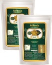 Veena Biotic Atibala Leaf Powder (Abutilon indicum) Kangi Powder - Indian Mallow - Atibala Powder - Thuthi Powder - Atibala churna - 400g (pakning med 2)