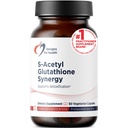 Design til sundhed S- Acetyl Glutathion Synergy - 200mg S- A- GSH med NAC + vitamin B6 - Non- GMO antioxidant supplement til støtte normal afgiftning (60 kapsler)