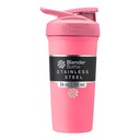 BlenderFlaske Sport Isoleret rustfrit stål Rykker Flaske med Wire Whisk, 24-Ounce, Pink - Protein Shakes & Hydration for Atleter & Fitness Entuaster, Easy Mixing, Holder Drikke kold, Lockbar Lid