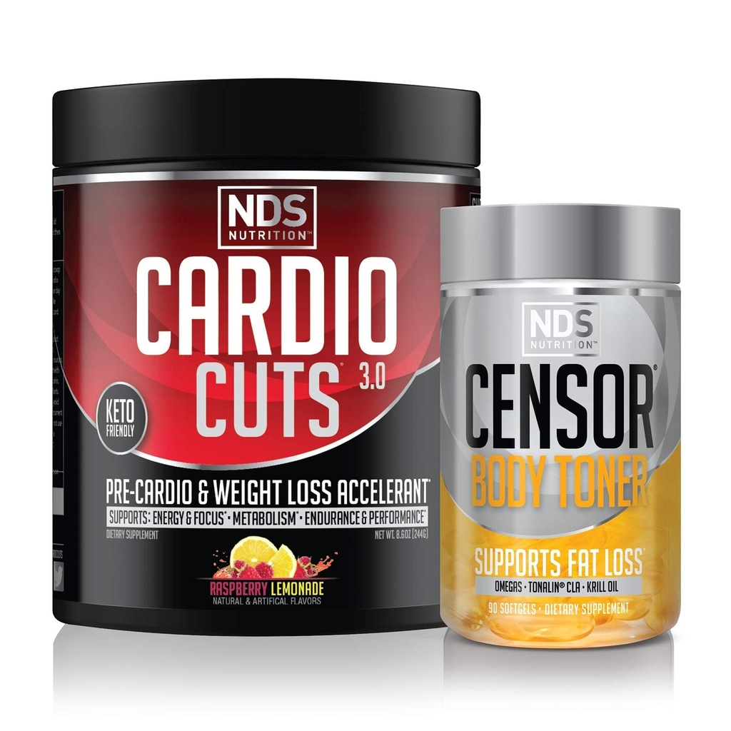 NDS Nutrition 4.0 Razz Lemonade (40 Servere) & NDS Nutrition Censor (90 Softgels)