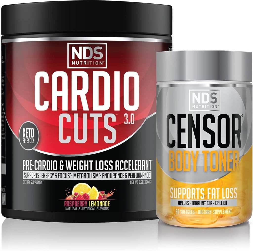 NDS Nutrition 4.0 Razz Lemonade (40 Servere) & NDS Nutrition Censor (90 Softgels)