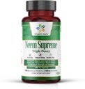 Organic Aura Neem Supreme Capsules. 150 Veg kapsler. Triple Complex - Max Strength Pure High- Potency Azadirachta Indica Capsule. Naturlig antioxidant, hud sundhed, abundant immunitet støtte.