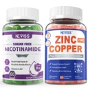 NEVISS Nicotinamid 500 mg Gummies + Zink Copper Gummies