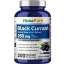 NusaPure Black Currant 10: 1 Extract, 250 mg svarende til 2.500mg, per Veg Caps 200 Vegan, Non- GMO