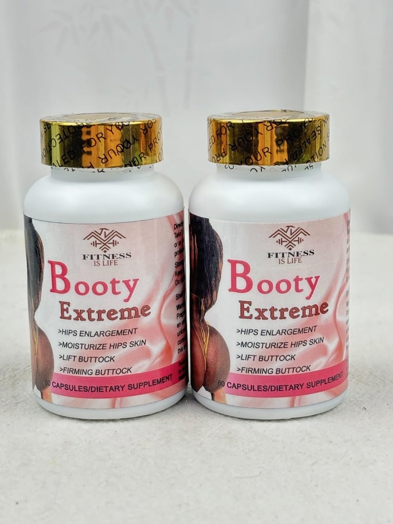 Booty Growth Capsules- BBL caps -Brasiliansk Butt Builder for kvinder -Større Buttoks i 90 dages- Firm og Afrunded Curvy Hipps capsules- Bubble Butt Enhancement caps- Urte Natural Enhancement Buttoks