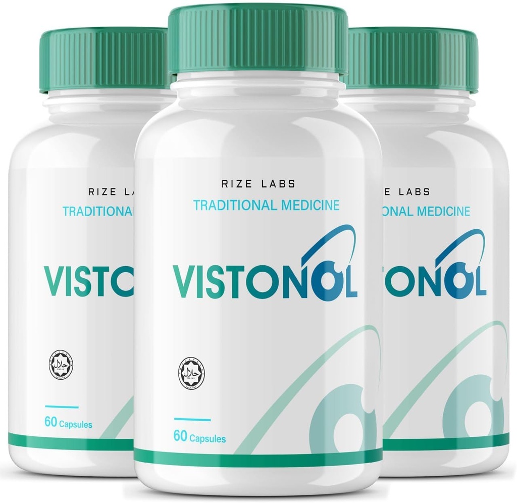 rize laboratorier Vistonol Vision Supplement, All- Natural Kapsler til den hurtige forbedring af sundhed og bedre evne til at fokusere, støtte sunde øjne funktioner - pakke med 3 (180 Kapsler)
