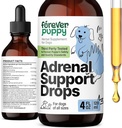 Forever Puppy Adrenal Support Drops til hunde - Pure Ashwagandha & Ginseng Root Extract til energistøtte - Calming Supplement til hunde af alle racer & størrelser - 4 fl oz