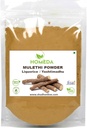 Organic Lakrids Root Powder (3.5 oz - 100g), Mulethi Powder Organic for Face, Pure Lakrids Root Extract for Skin, Regaliz Raiz Organico Tørret Lakrids Roots Herb, Extracto De Regalis 0,2 lb