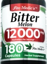 FITO MEDIC 'S Lab er 124; Bitter Melon Extract 600 mg (20: 1 Koncentrat) per 3-Capsule Serving er 124; afledt fra 12.000 mg hel frugt er 124; 180 Tælling