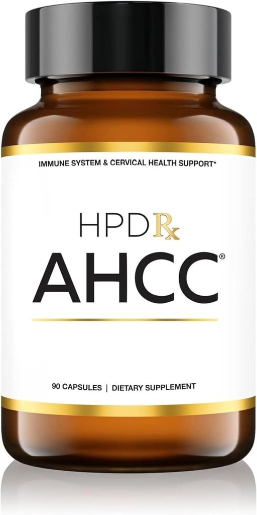 HPD Rx Premium AHCC & Shiitake Mushroom 1100 mg per servering supplement, Natural Immunity Booster, vedligeholder Natural Killer Cell Activity 124; AHCC er proven i 30 + Studier