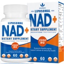 2200mg Liposomal NAD + Supplement - Forbedrer Cell Energy & Aging Defese, 60 kapsler