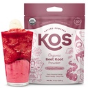 KOS Organic Beet Root Powder, USDA Certified - Superfood Plant Based Beetroot Ingredient for Stamina Stigende, Cirkulation - Non- GMO, Soy & Gluten- Free, 50 Serveringspose