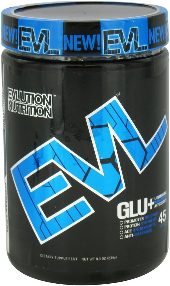 Evolution Nutrition Glutamin Supplement, Unflavored, 8.3 Ounce