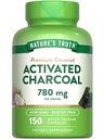 Naturens sandhed Aktiveret kul kapsler 780 mg