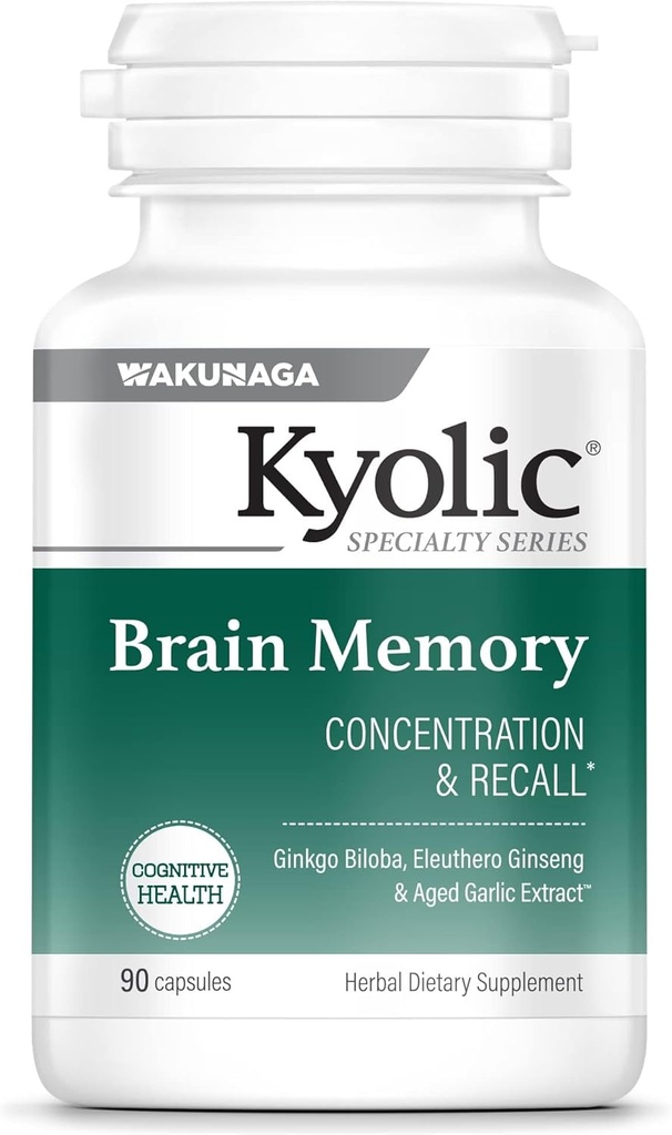 Kyolic Specialty Series Brain Memory, til koncentrering og gentagelse