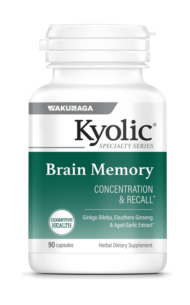 Kyolic Specialty Series Brain Memory, til koncentrering og gentagelse