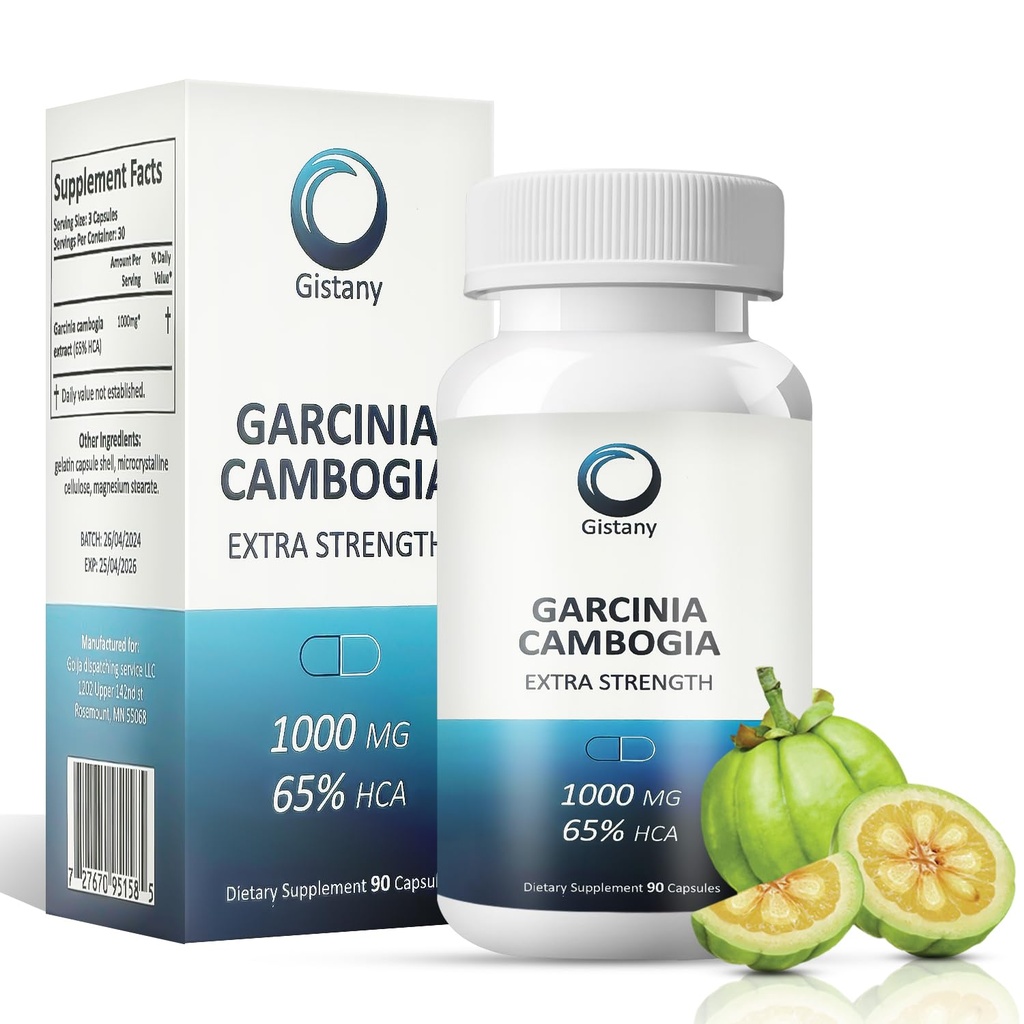 Ekstra styrke 65% HCA Pure Garcinia cambogia naturlige vægttab piller, Appetite Control Pille Kosttilskud til kontrol vægt for både mænd og kvinder